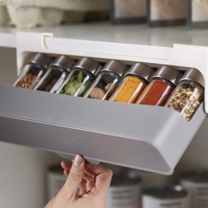 Joseph Joseph CupboardStore Kruidenrek - Keukenkast Organiser - Polypropyleen - Grijs