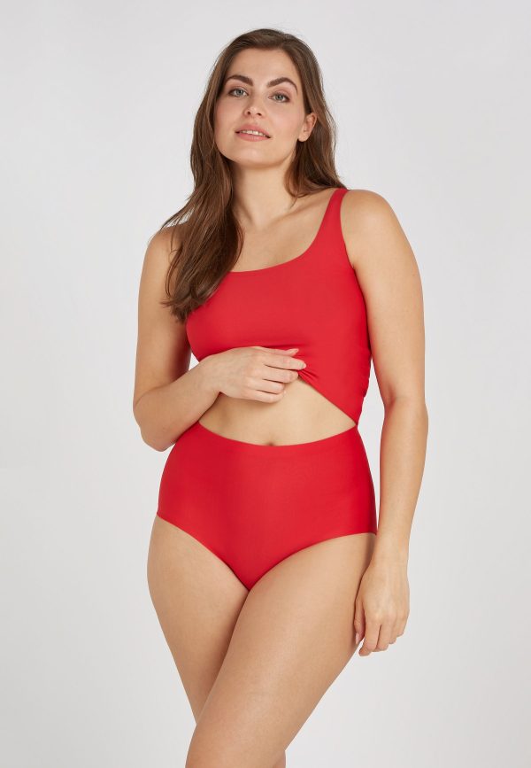 Ten Cate Secrets High Waist Slip Rood-XL