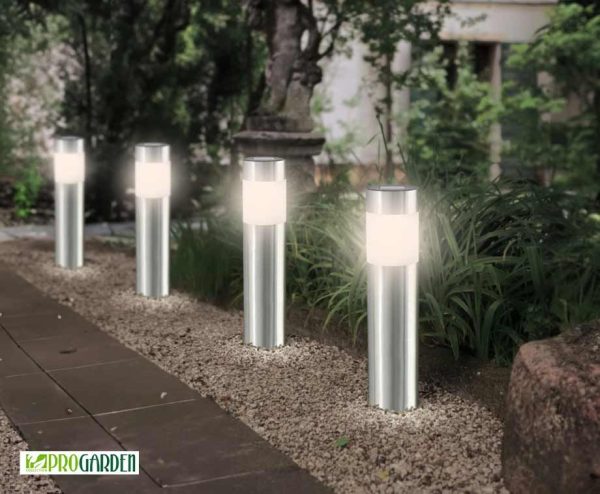 4-Delige Set Tuinverlichting Met Snoer