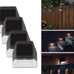 4-Pack Solar Wandlichten