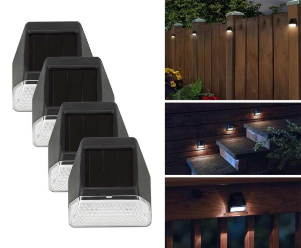 4-Pack Solar Wandlichten