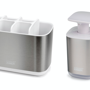 Joseph Joseph Badkamer Zeepdispenser en Tandenborstelorganiser