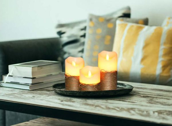 FlinQ LED Kaarsen Set - 3 Stuks