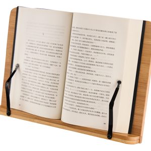 Fedec Bamboe Boekenstandaard - Opvouwbaar - 38x28cm