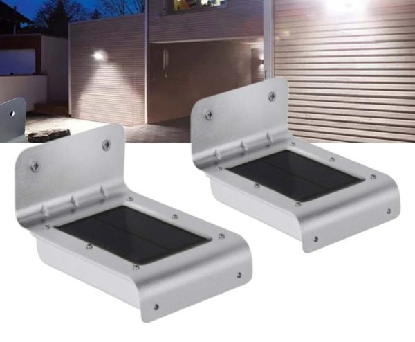 2-Pack Eco Solar LED Buitenlampen