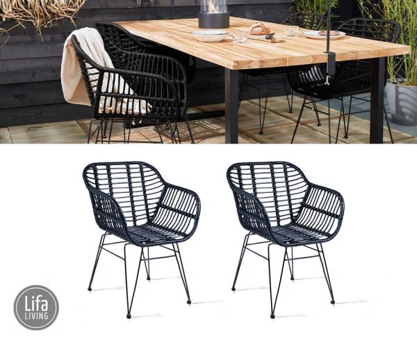 2-Pack Buiten- En Binnenstoelen Rhodos