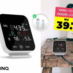 FlinQ Draadloze CO2 Meter