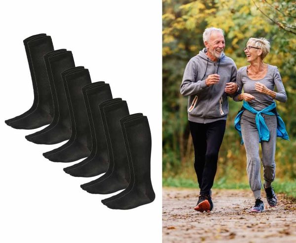 Compressiesokken Zwart