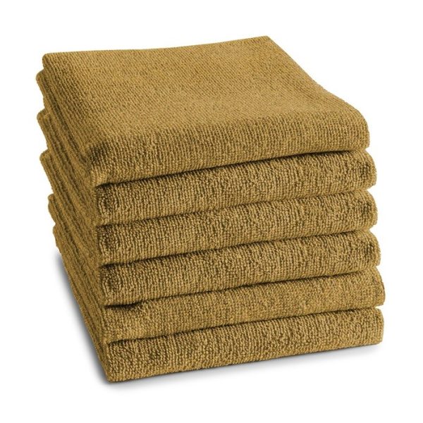 DDDDD Keukendoek Logo Oker - 6 stuks