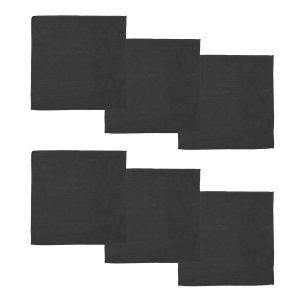 DDDDD Microvezeldoekjes Billie Zwart - 6 stuks