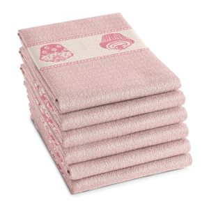 DDDDD Theedoek Bakery Roze - 6 stuks