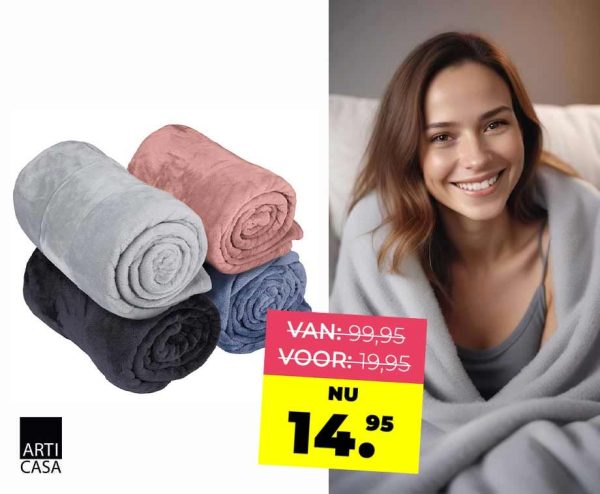 Arti Casa XXL Flanel Fleece Deken