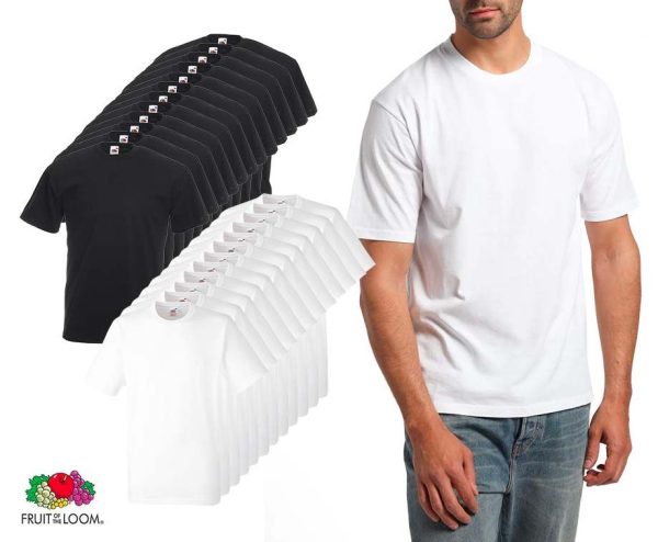 12-Pack Fruit Of The Loom T-shirts