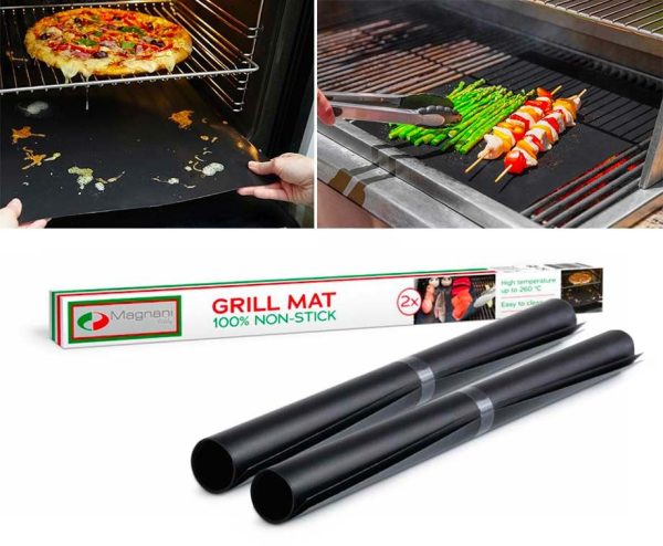 2-Pack Herbruikbare BBQ- En Ovenmatten