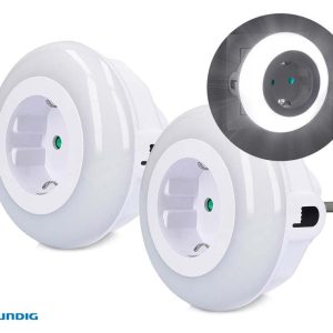 2-Pack Grundig Plugin LED Nachtlampen
