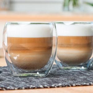 Dubbelwandige Cappuccino Glazen - Set van 2 - 250ml