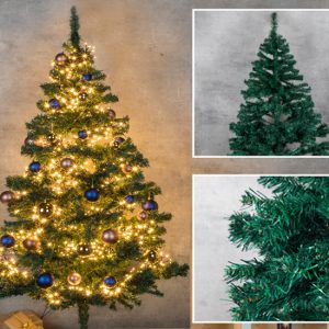 Kunstkerstboom 180 cm - inclusief metalen voet