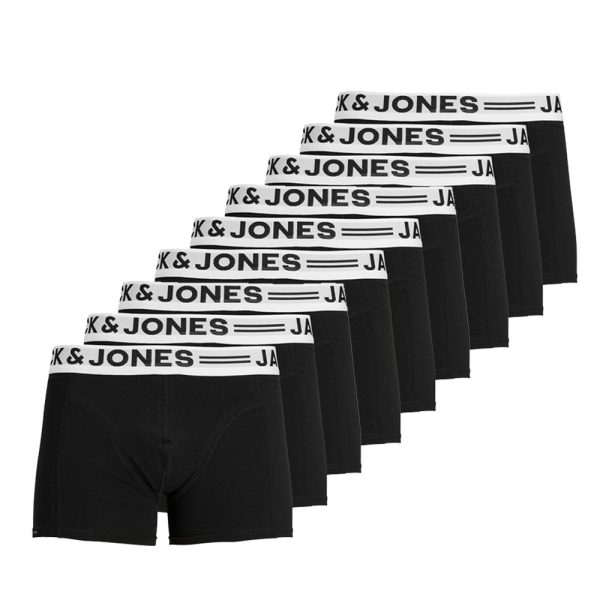 Jack & Jones Boxershorts SENSE Trunks 9-pack Zwart-XL
