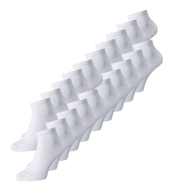 Jack & Jones Sneakersokken Heren JACDONGO 20-pack Wit-One size (41-46)