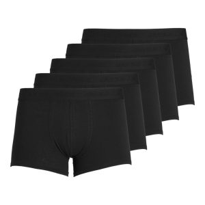 Jack & Jones Boxershorts JACTONE IN TONE Trunks 5-pack Zwart