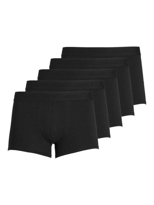 Jack & Jones Boxershorts JACTONE IN TONE Trunks 5-pack Zwart-M