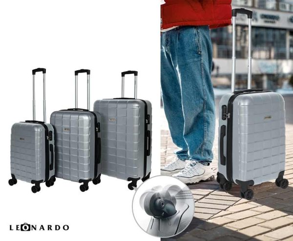 3-Delige Set Leonardo Trolley Koffers