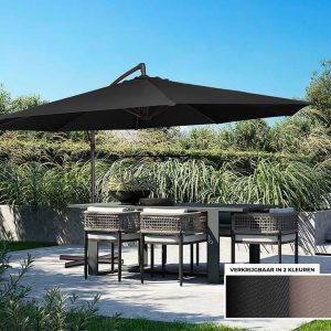 Luxe XXL Zweefparasol 3 Meter