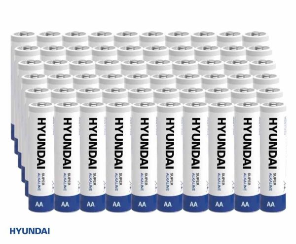 MEGA 60-PACK Hyundai Super Alkaline Batterijen