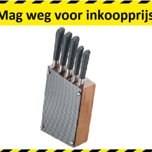 Michelino 6-delige messenset - Messenblok - Ergonomisch