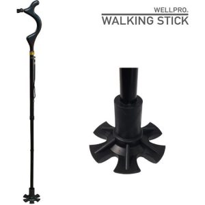 Wellpro Wandelstok - Telescopisch - Verstelbaar - Met Led Lamp