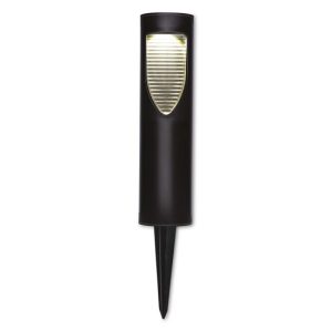 Grundig grondspies LED lamp - Op zonne-energie - Warm wit - zwart