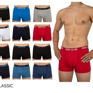 12-Pack Pierre Calvini Boxershorts-Classic-M
