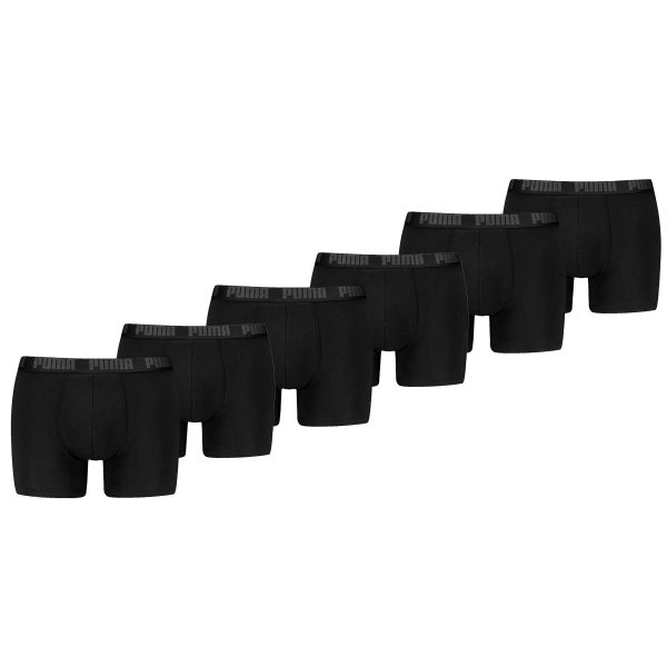 Puma Boxershorts Everyday Basic 6-pack Black / Phantom-XL