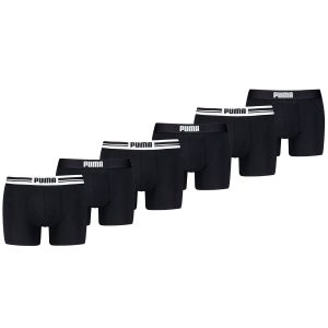 Puma Boxershorts Everyday Placed Logo 6-pack Black / Black-XL