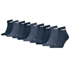 Puma Quartersokken Cushioned New Generation 9-pack Blue Combo