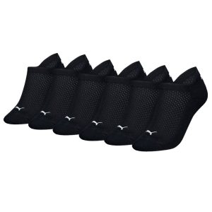 Puma Sneakersokken Dames Cushioned 6-pack Zwart