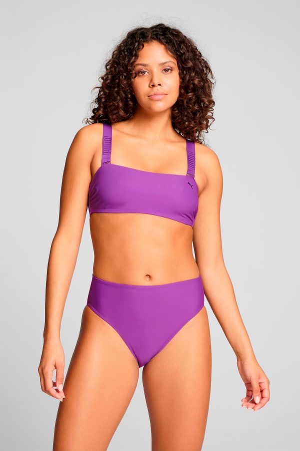 Puma Bikinibroekje High Waist Brief Purple-M