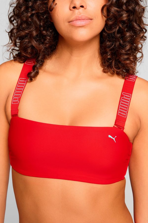 Puma Bikinitopje Bandeau Rood-S