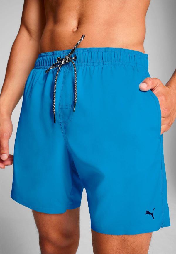 Puma Zwembroek Heren Middel Lang Speed Blue-L