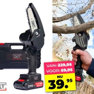 QLT Mini Kettingzaag Met Accu