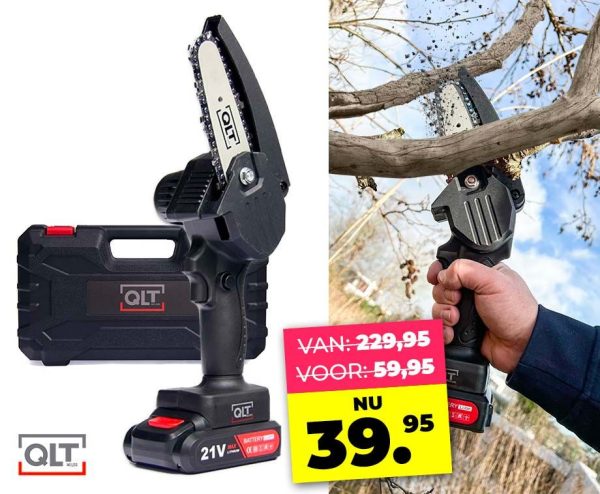 QLT Mini Kettingzaag Met Accu