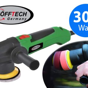 Höfftech excentrische polijstmachine - 300W inclusief pads