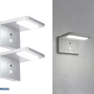 Hyundai Lighting Sensor Wandlamp Op Zonne-Energie