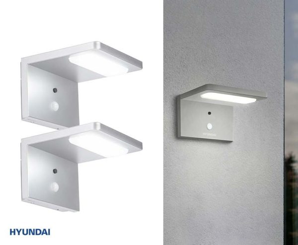 Hyundai Lighting Sensor Wandlamp Op Zonne-Energie