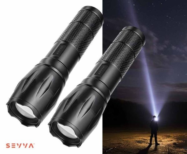SEVVA® Militaire Zaklamp 500 Meter Bereik