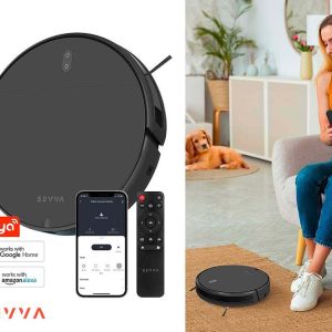 SEVVA® Robotstofzuiger Met Dweilfuntie En Oplaadstation