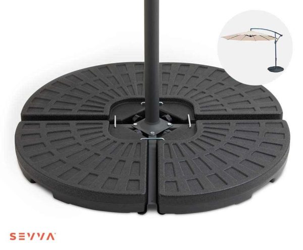 Parasoltegels Voor Zweefparasol Met Kruisvoet