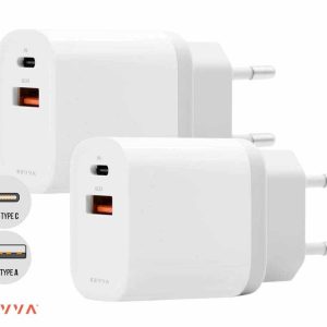 SEVVA® 2-Pack Universele Snellader