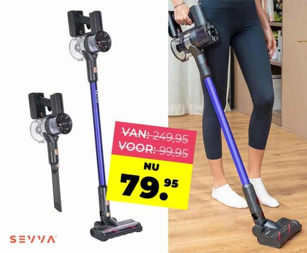 SEVVA® 2-in-1 Steelstofzuiger 160Watt