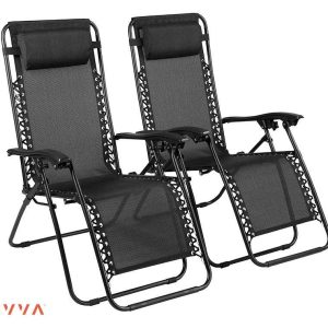 2-Pack SEVVA Zero Gravity Loungestoelen